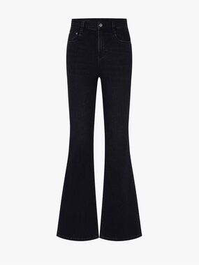 Mo&Co Black Fitted Flare Jeans